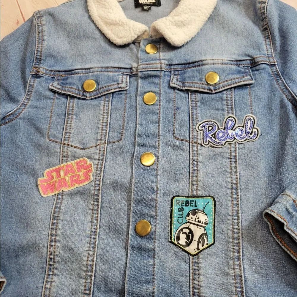 Star Wars denim jacket L10/12 - Picture 2 of 4